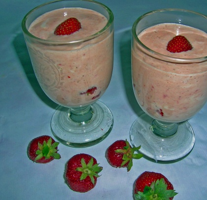 Erdbeer-Rahm Dessert