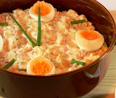 Eiersalat mit Currymayonnaise Eiersalat mit Currymayonnaise