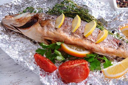 Foil-Wrapped Loup de Mer Fillets 