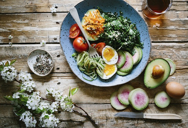 Champignon-Ei Salat