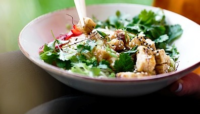 Chicorée Salat mit Tofu