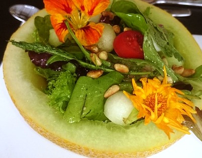 Gurken-Melonen Salat