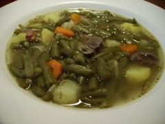 Bohnensuppe