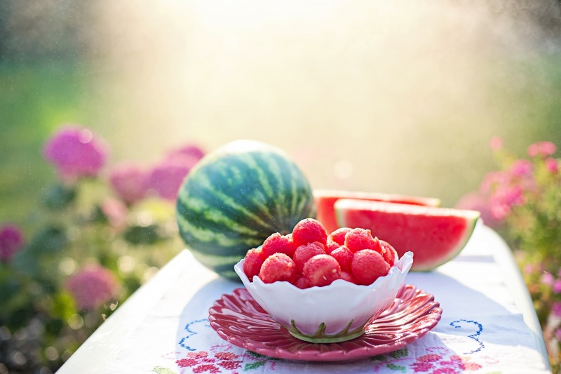 Steirischer Melonensalat, süß