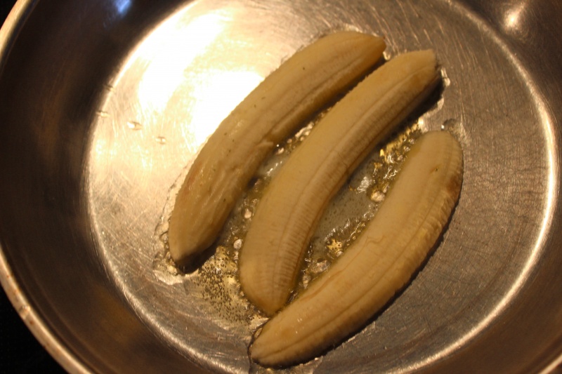 Flambierte Bananen