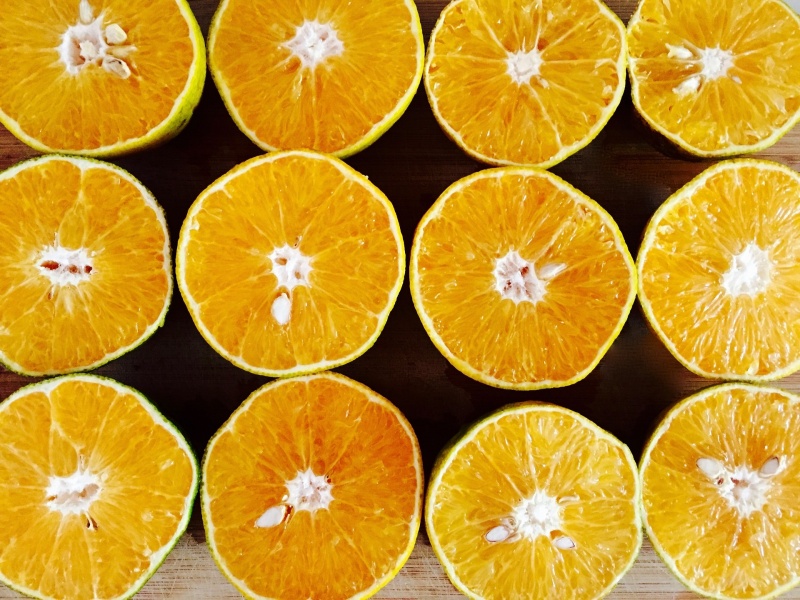 Gegrillte Orangen
