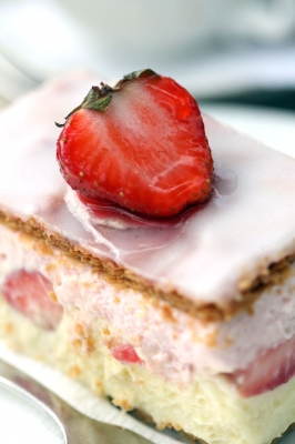 Erdbeer-Rahmkuchen